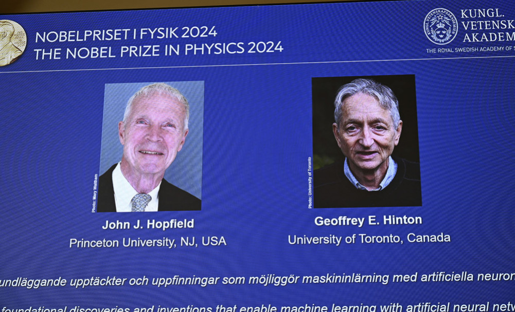 Nobel Prize in Physics awarded to two scientists for AI research