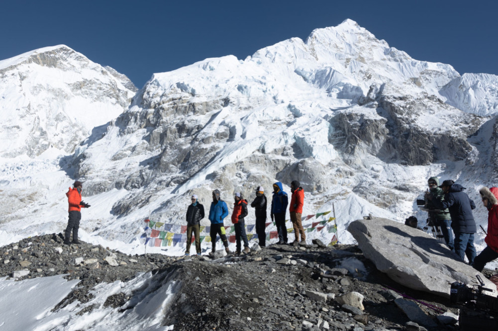 A reality show at the foot of Mount Everest