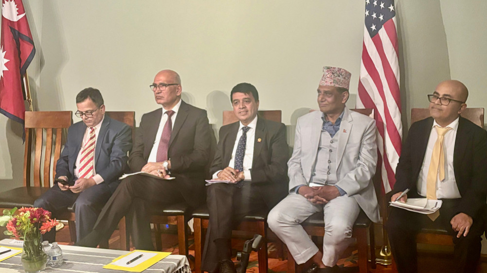 Finance Minister's request to expatriate Nepalis to help in the country's development campaign