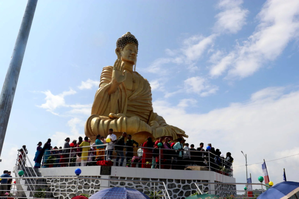 Nepal's tallest Buddha statue in Miklajung!