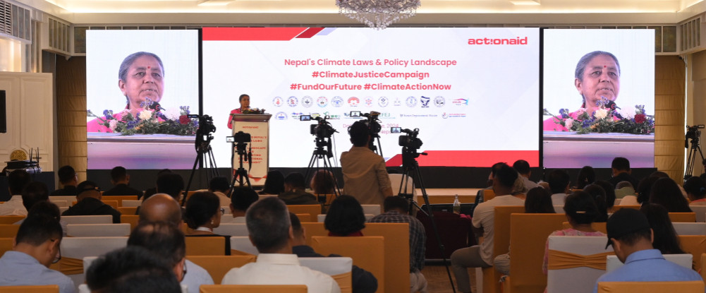 'A separate law is needed in the field of climate change'
