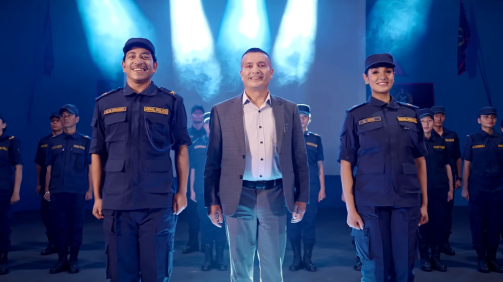 A song about Nepal Police in the words of DIG Karki is released