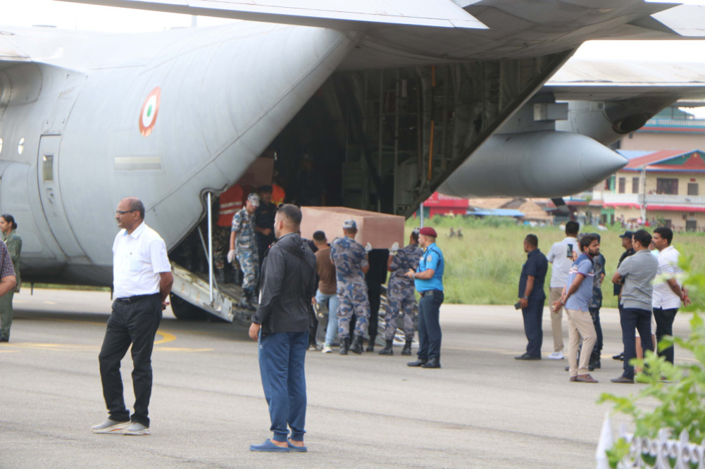 Ambukhaireni bus accident: Body taken by Indian army plane
