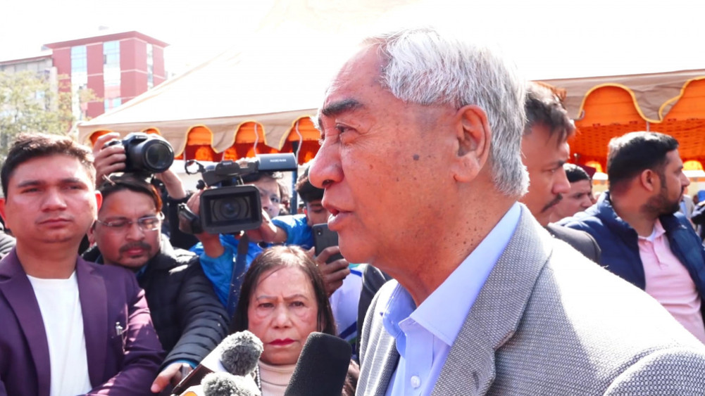 Dhungana established that the government is the majority and the parliament is the opposition: Chairman Deuba