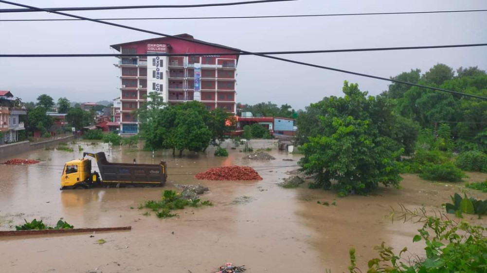 One hundred houses in Gandakot flooded