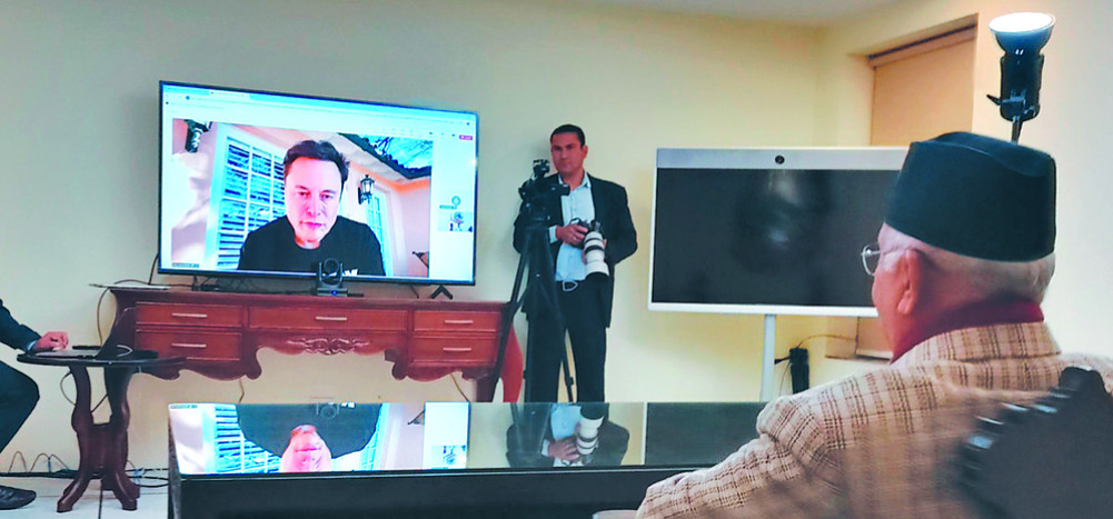 Elon Musk's eyes on Nepal