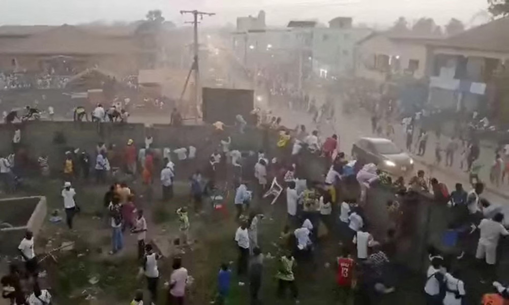 At least 56 killed in stampede at football match
