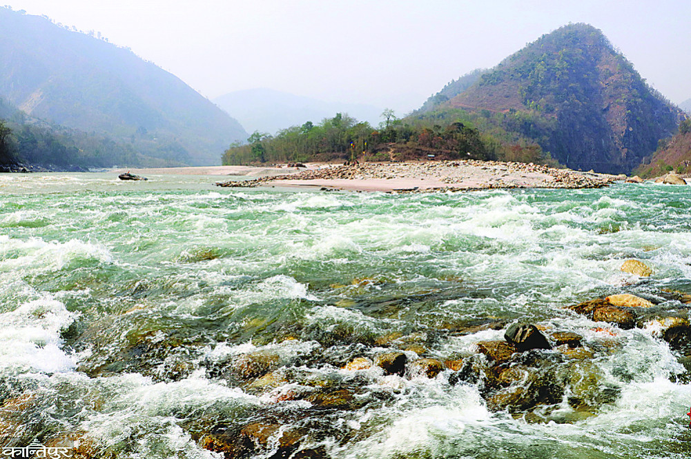 The origin of the river in mythology