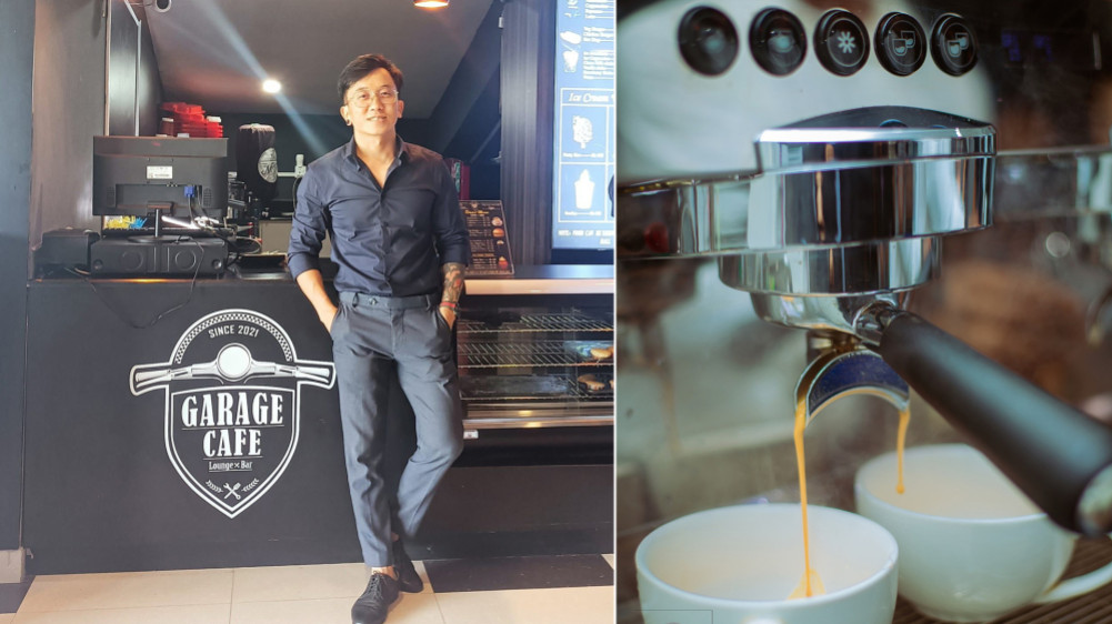 Coffee making garage