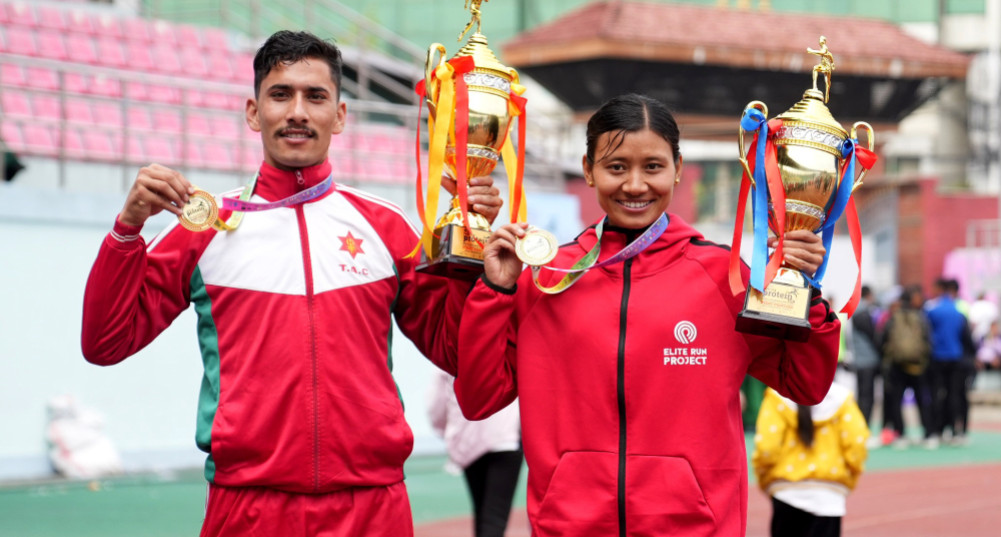 Deepak and Santoshi first in half marathon