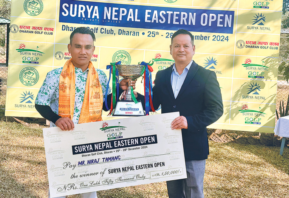 Neeraj won the Eastern Open Golf