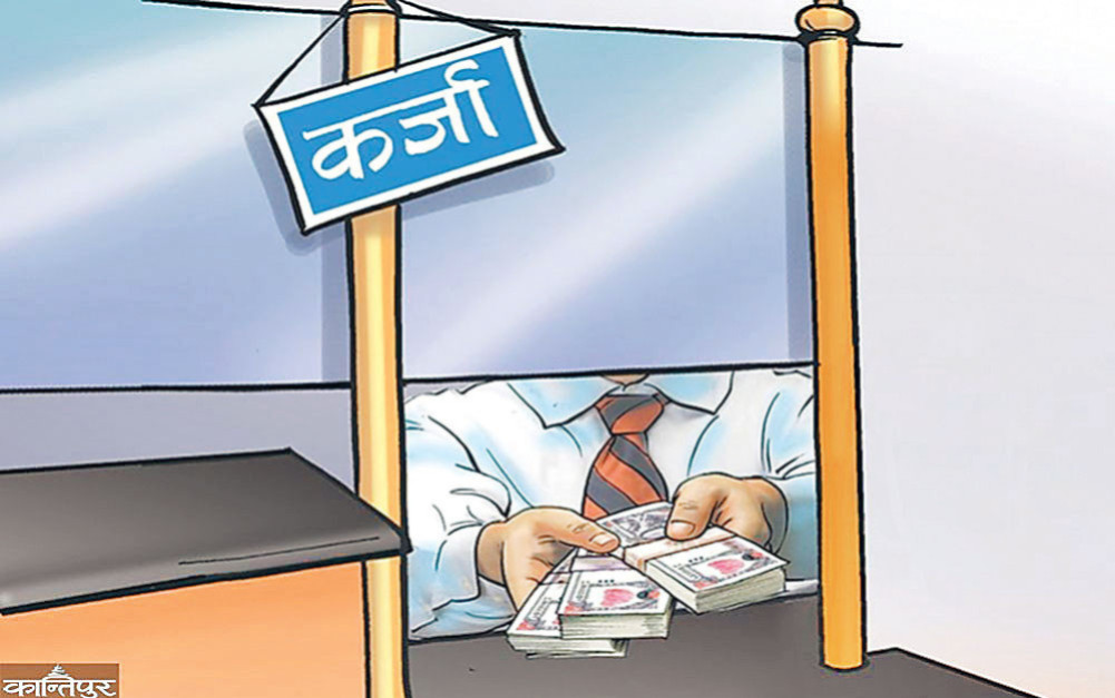 There is a mortgage, no lending bank