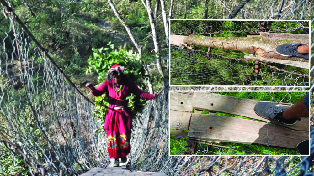 A perilous journey through dilapidated rafts