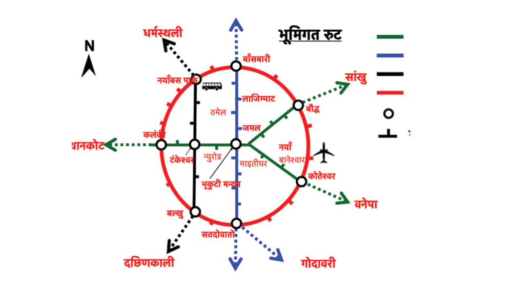 A British engineer showed the basis for running metro trains in Kathmandu