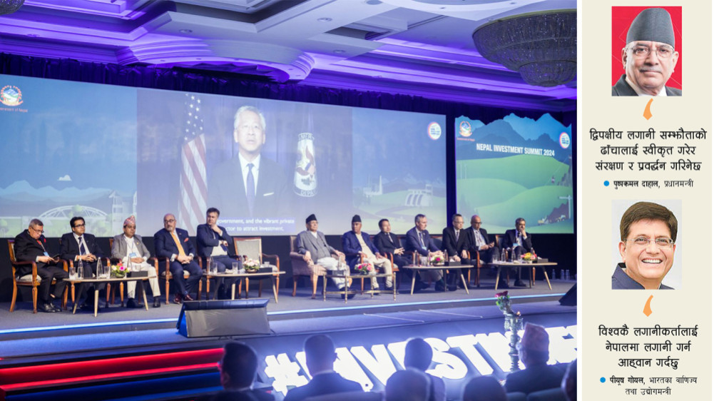 Joint invitation of government and private sector to foreign investment