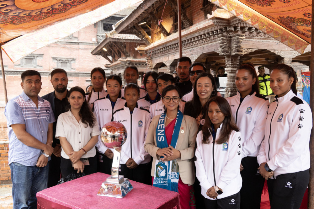 Goal of Lalitpur Queens