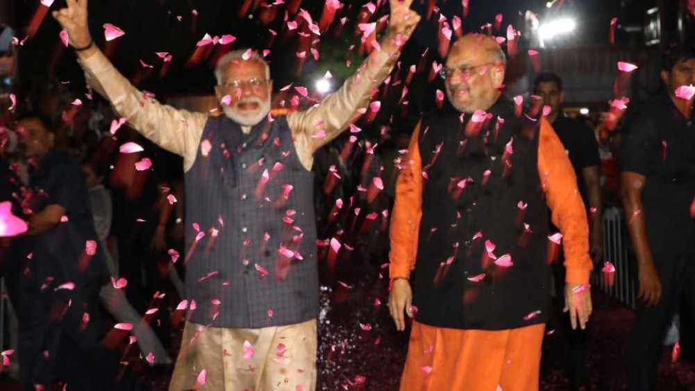 Today in 2019: Majority for BJP