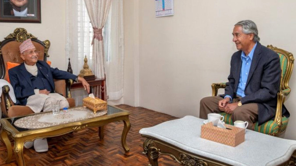 Agreement between Congress-UML to form a power alliance, Oli and Deuba as prime minister
