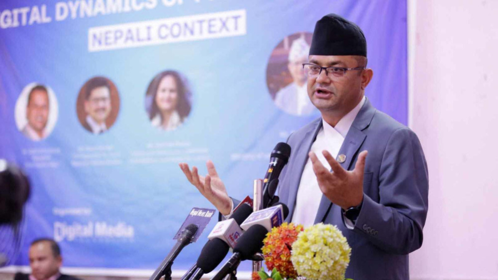 The government will help solve the problems facing the communication sector: Law Minister Giri