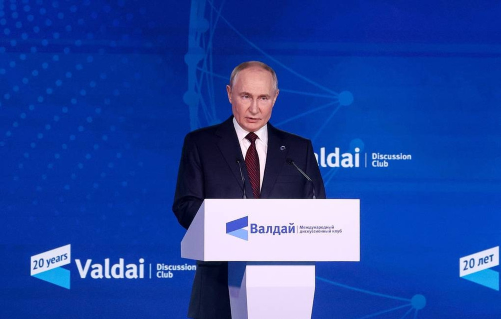 Russian President Putin congratulated Trump