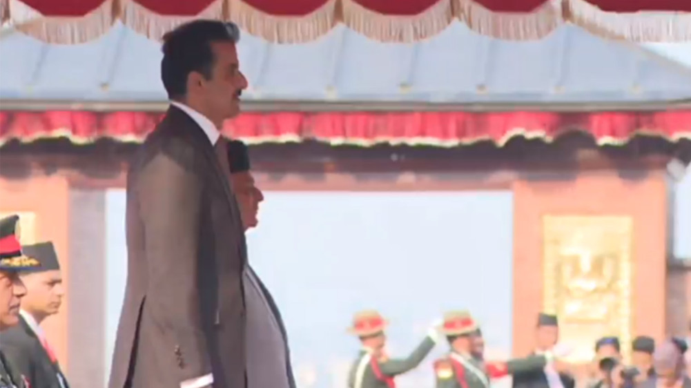 Emir of Qatar came down to Kathmandu