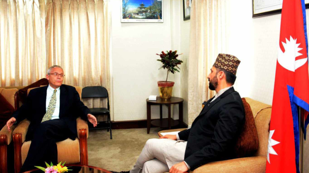 Meeting between Deputy Prime Minister Lamichhane and Israeli Ambassador Godar