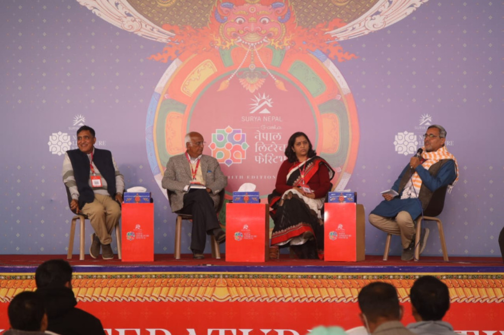 Concerns about nature and tourism at a literature festival