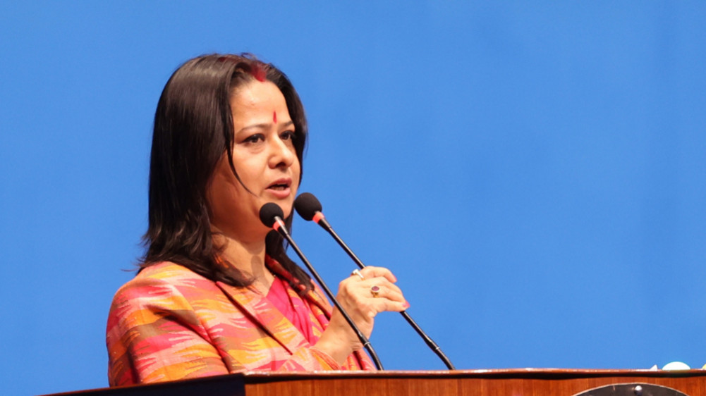 Shrestha said that she would give a vote of confidence to the Prime Minister: The parties should clarify their ground