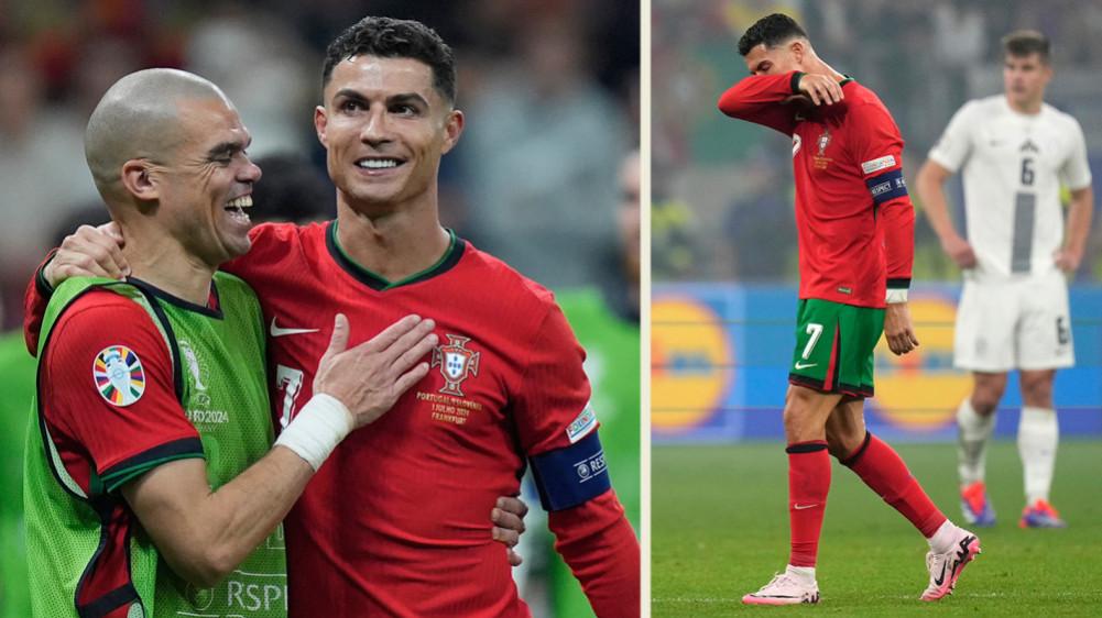 Laughter after Ronaldo's cry at 12 penalties