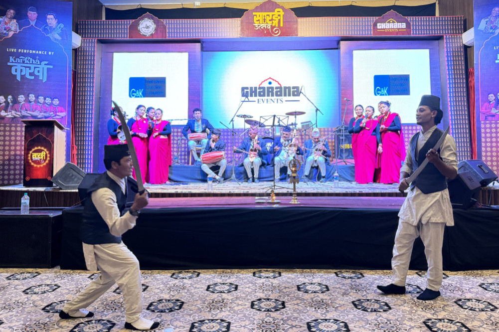 Three generations of Gandharvas at Sarangi festival