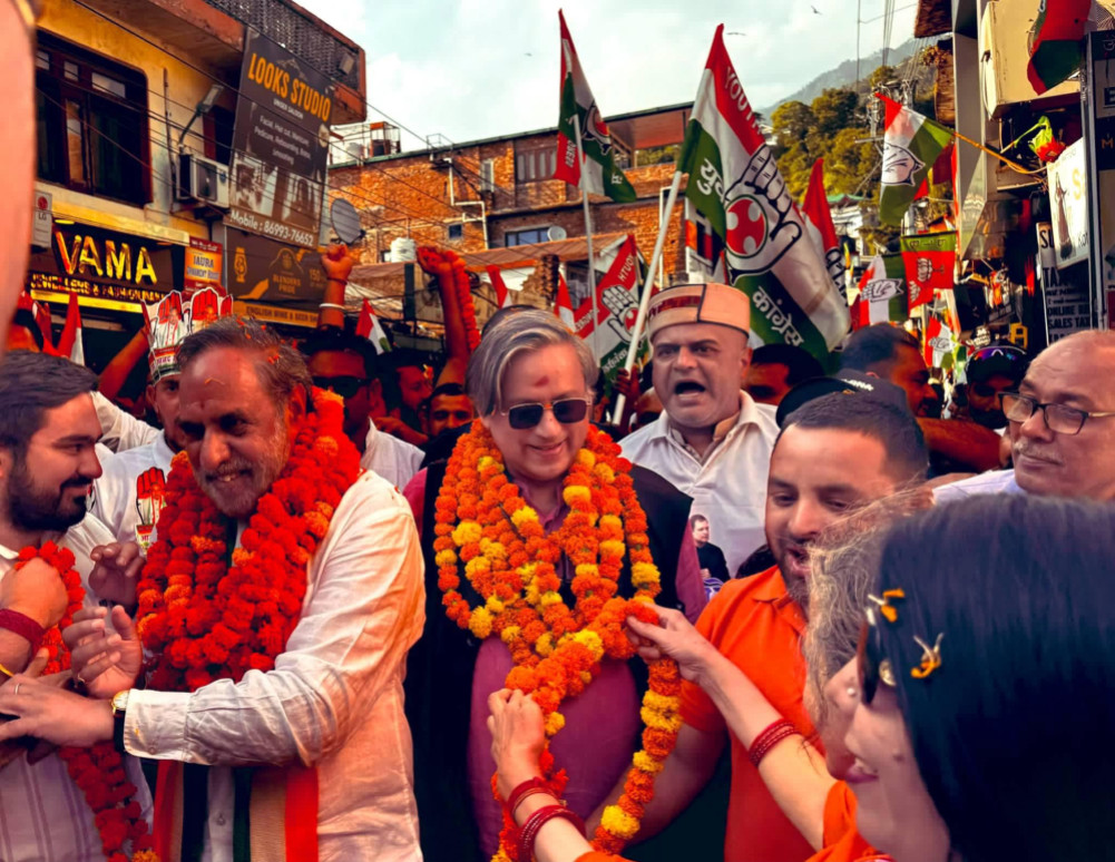 Shashi Tharoor was elected to the Indian Lok Sabha for the fourth time