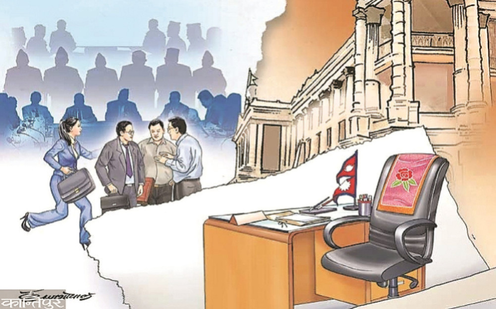 A month and a half after the change of alliance, the secretaries of most of the ministries were changed