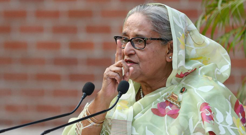 Bangladesh Prime Minister Hasina left the country, the helicopter flew to India