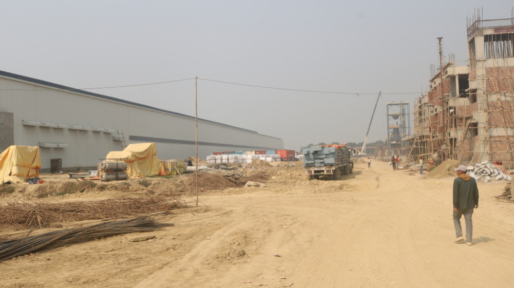 Along with agriculture, towards industry