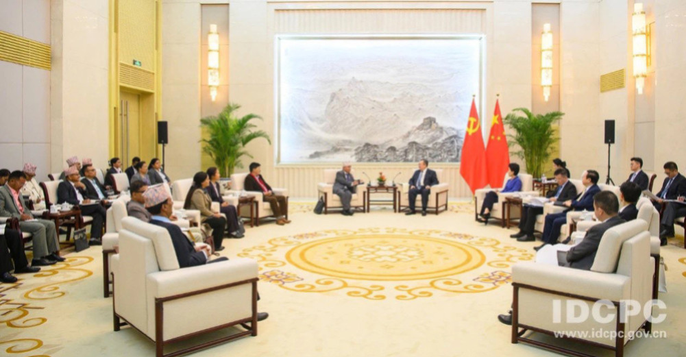 The team led by Maoist General Secretary Gurung is busy visiting China