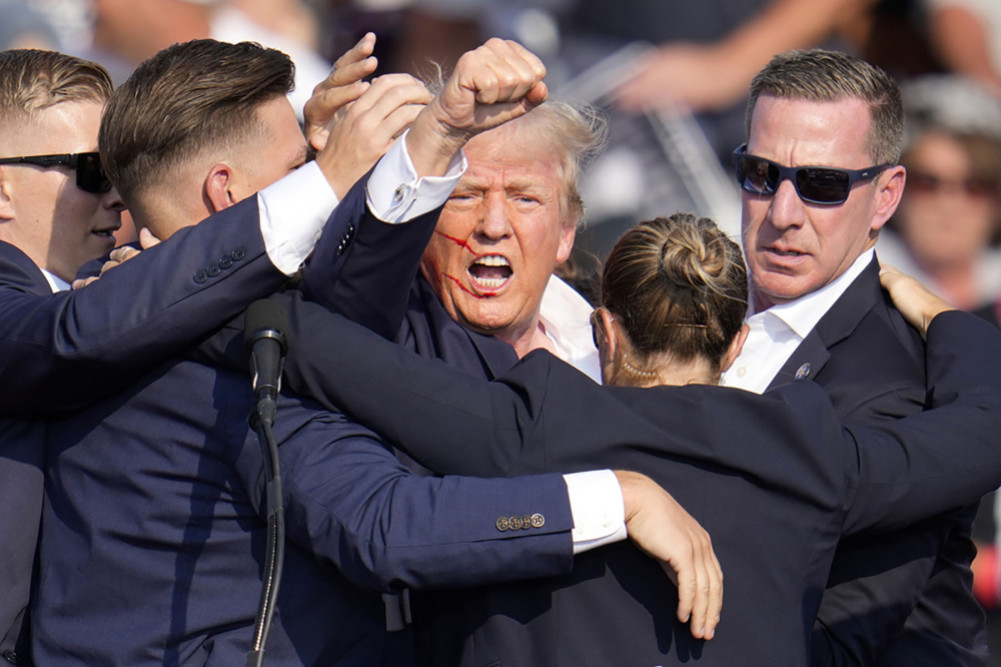 Former US President Trump survived an assassination attempt