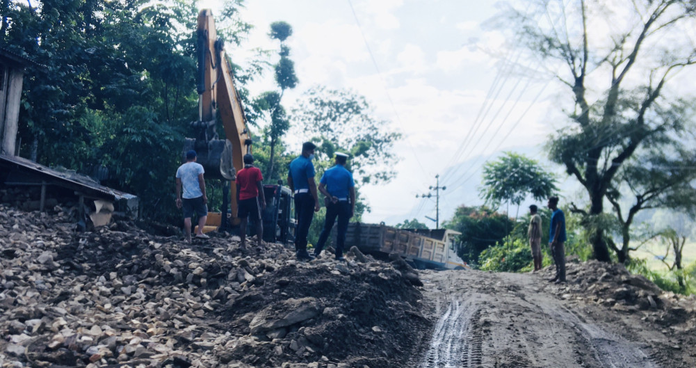 Bensisahar-Dumre road and Bensisahar-Chame road were opened