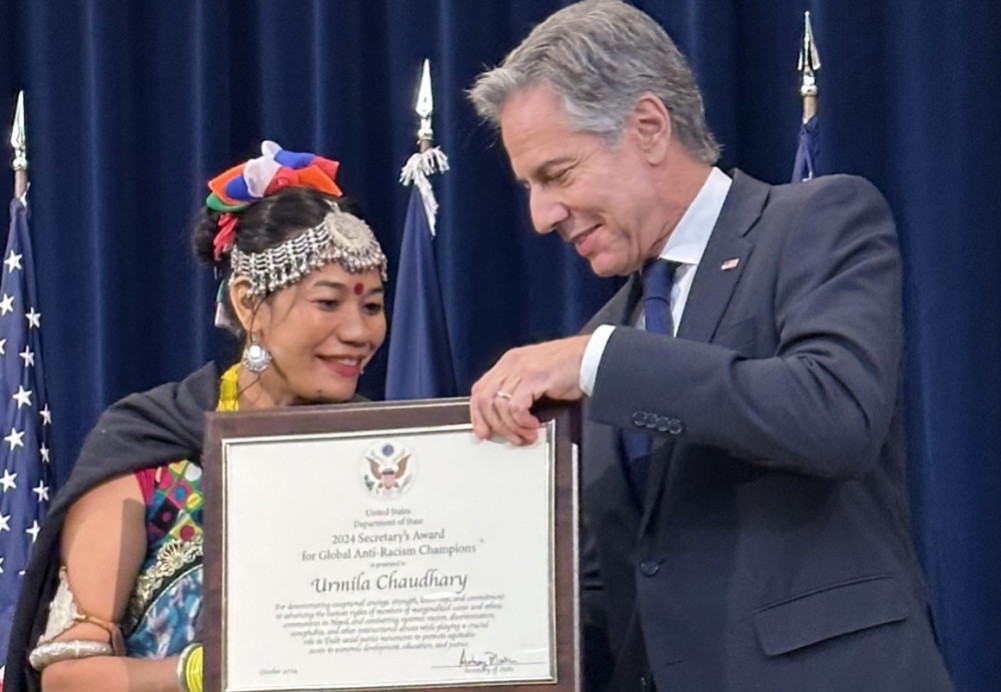 International honor to Urmila Chaudhary