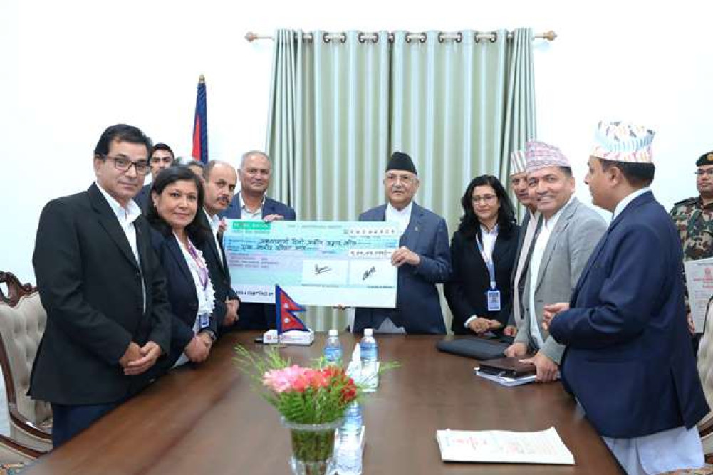 One crore rupees assistance for flood victims by insurance authority