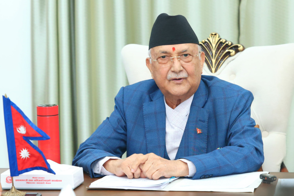 Nepal should get compensation from countries that emit a lot of carbon: Prime Minister Oli