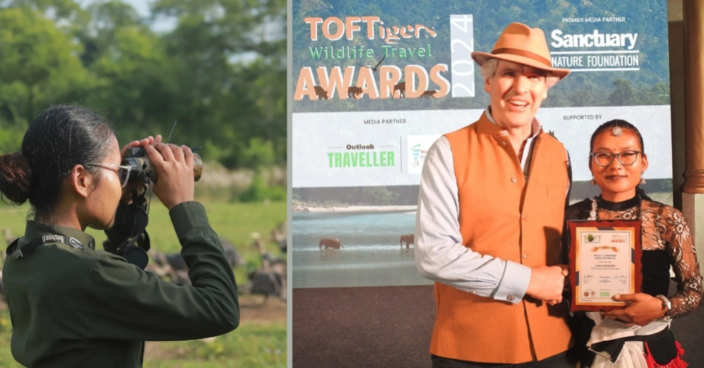 International Award to Elina, Nature Guide of Barahi Jungle Lodge