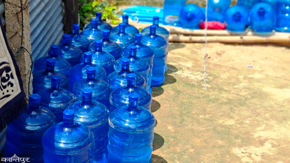 Free water with 'Digital Voucher' in Birganj