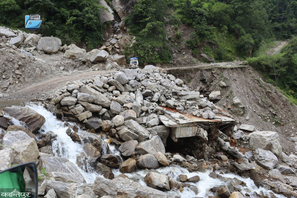 Madhyapahari Highway: Work is lagging even in the third time extension