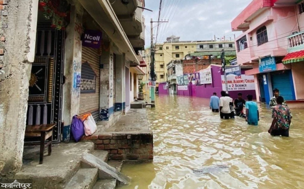 Five wards in Birgunj are more affected by the flood
