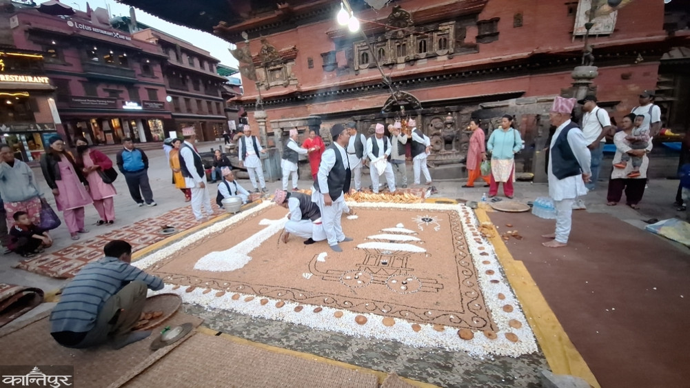 Newar community of Bhaktapur celebrates Sakimana Punhi festival