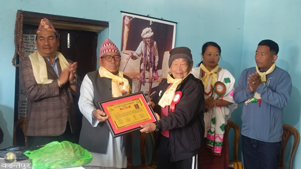 Social leader and literary writer honored in Dhankuta