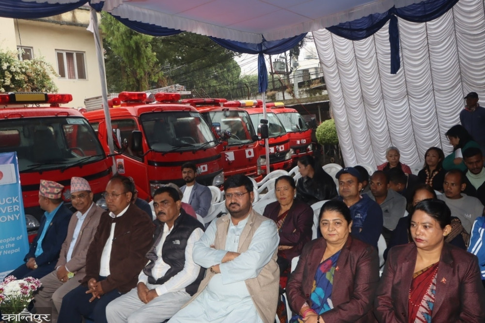Japanese fire engines to six municipalities, including two in Nawalparasi