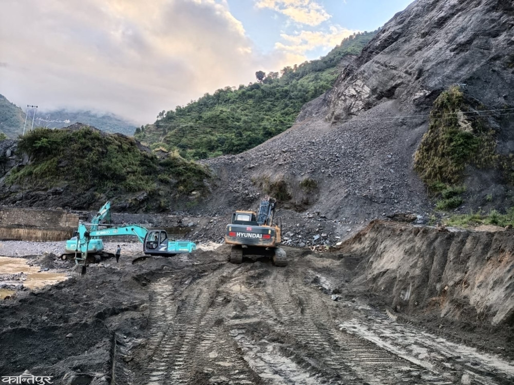 BP Highway blocked for three days, efforts to reopen continue