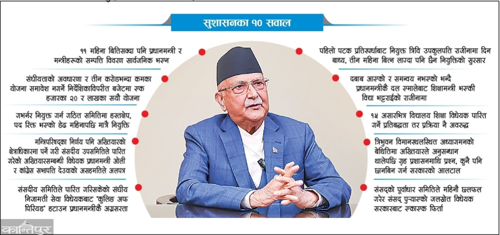 Along with good governance, the commission is also stuck