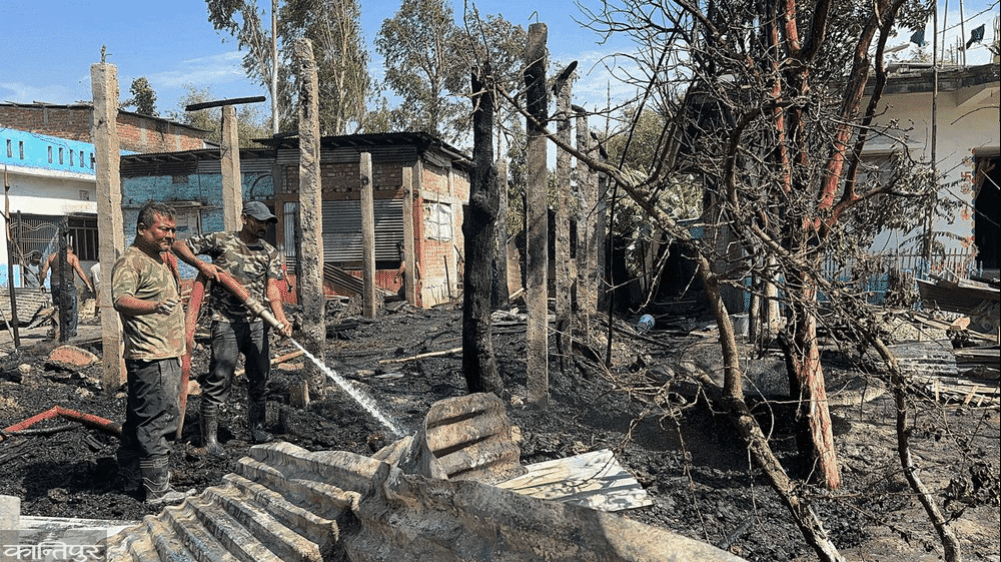 Girl dies in fire, 11 houses destroyed